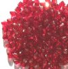 200 6mm Acrylic Faceted Bicone Red
